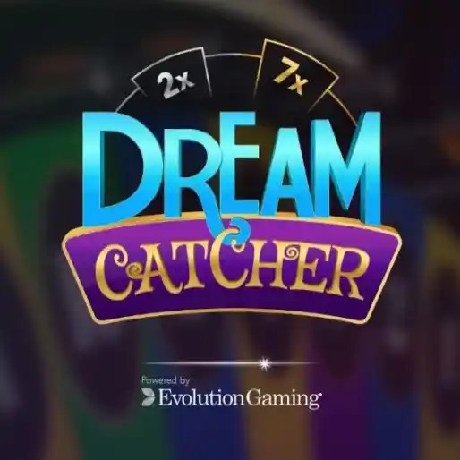 Official Live Dealer logo: Dream Catcher by Evolution at 500 Casino