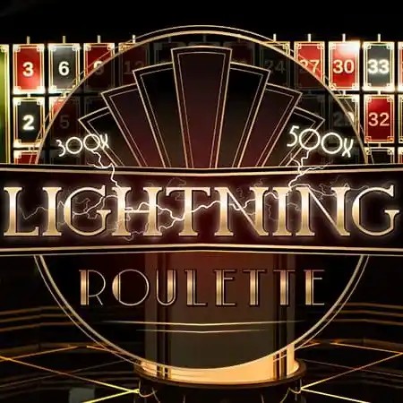 Lightning Roulette logo – Live Dealer by Evolution at 500 Casino