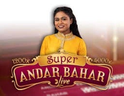 Official Live Dealer logo: Super Andar Bahar by Evolution at 500 Casino